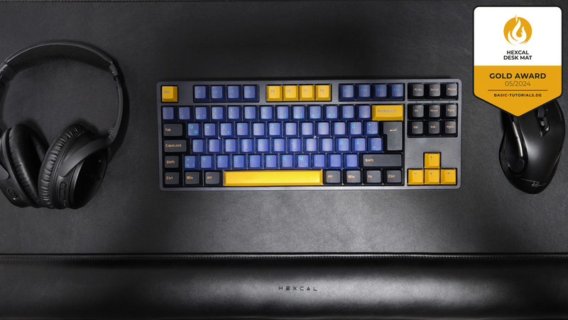 Hexcal Desk Mat in the test: An ergonomic desk mat? by Basic Tutorials - Hexcal