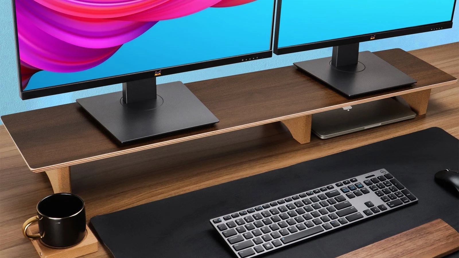 Elevate Your Workspace: Wooden Desk Shelf vs. Hexcal Studio