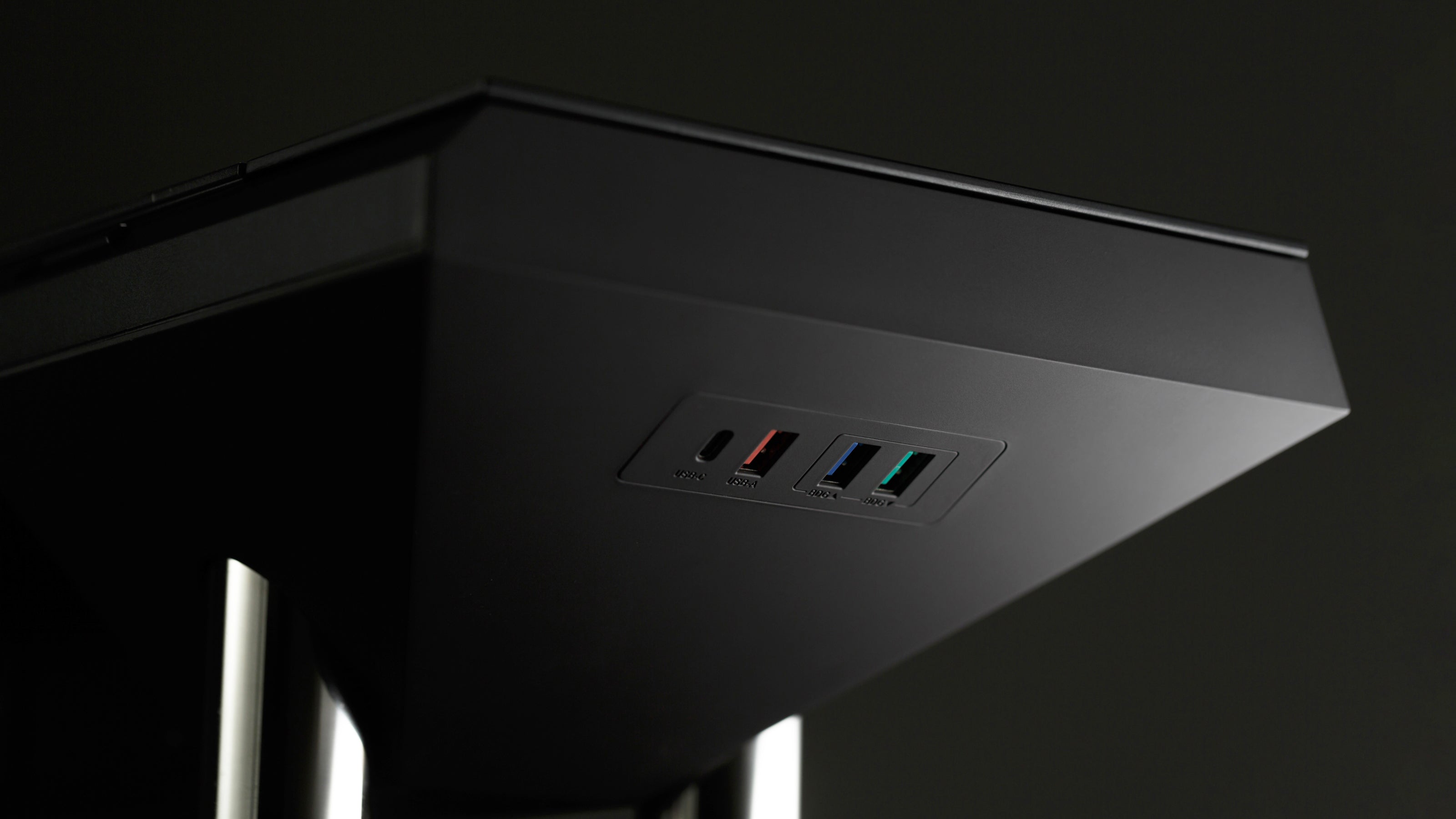 This workstation provides fast charging USB ports for your tech gadgets.