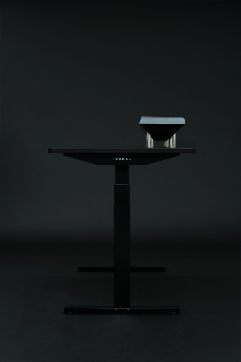 A black minimalism desk combo.