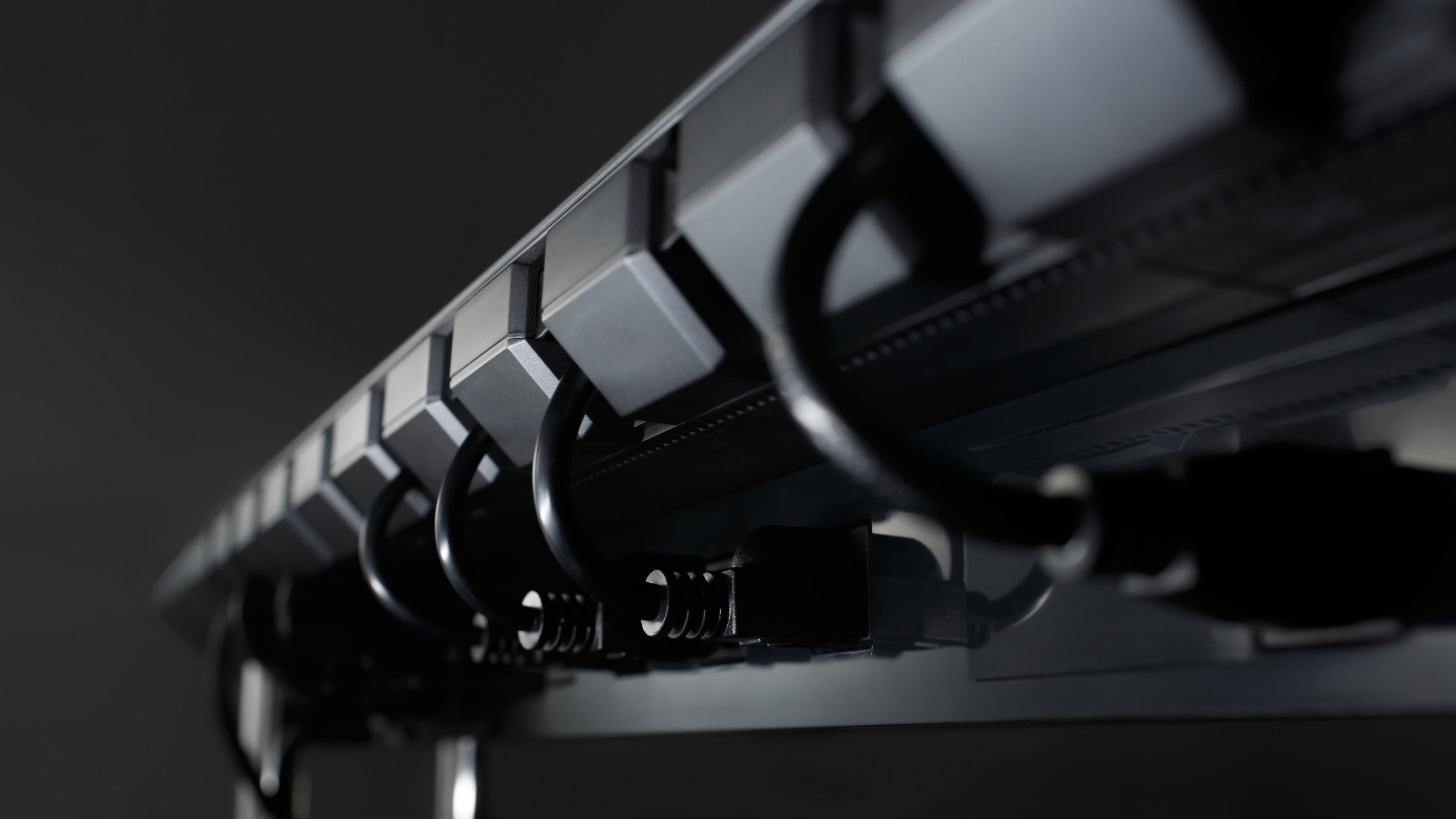 This monitor stand helps to keep your desk clean and clutter-free.