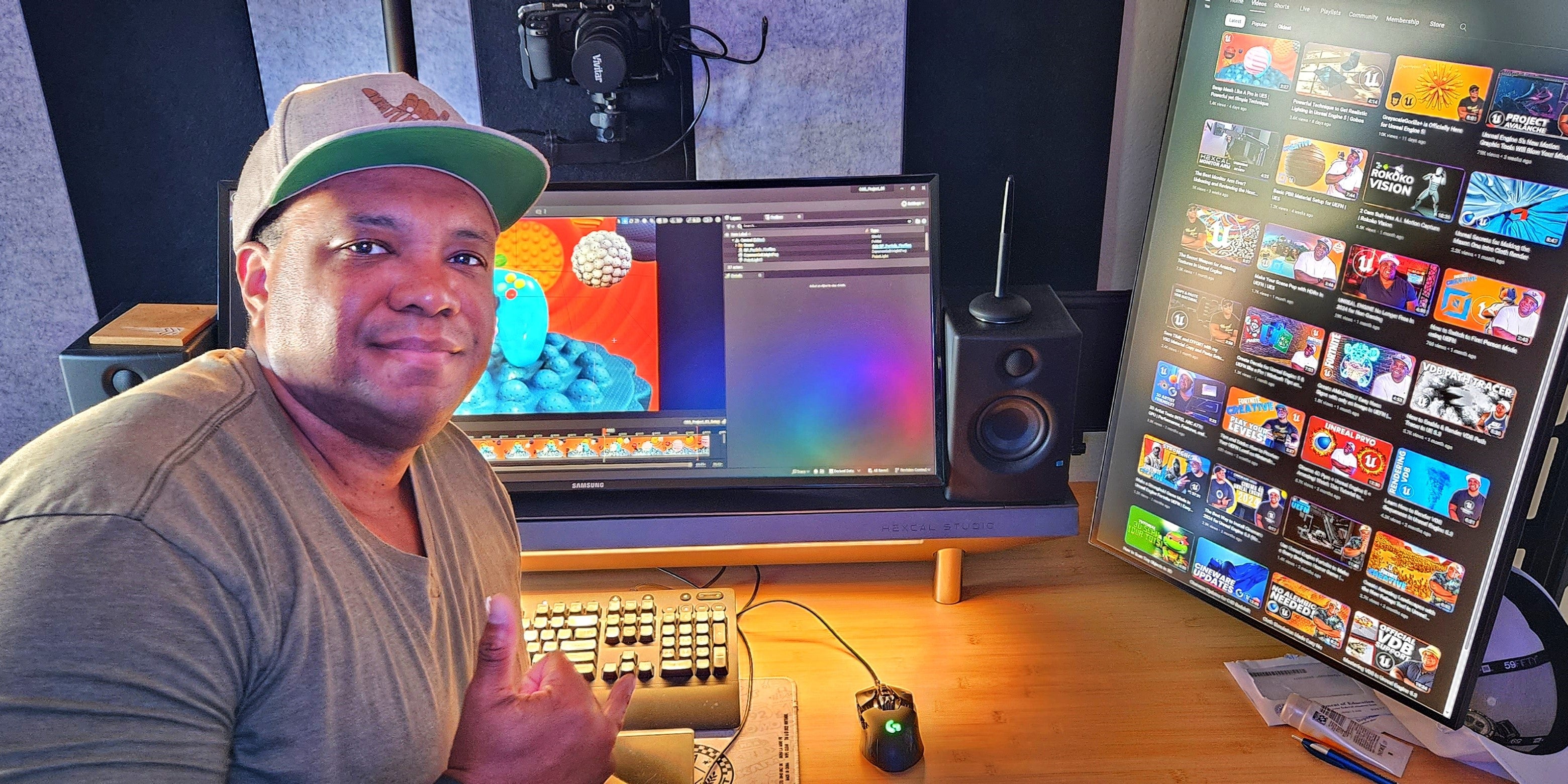 Jonathan is a 3D motion designer in Hollywood that uses Hexcal products in his creative studio.