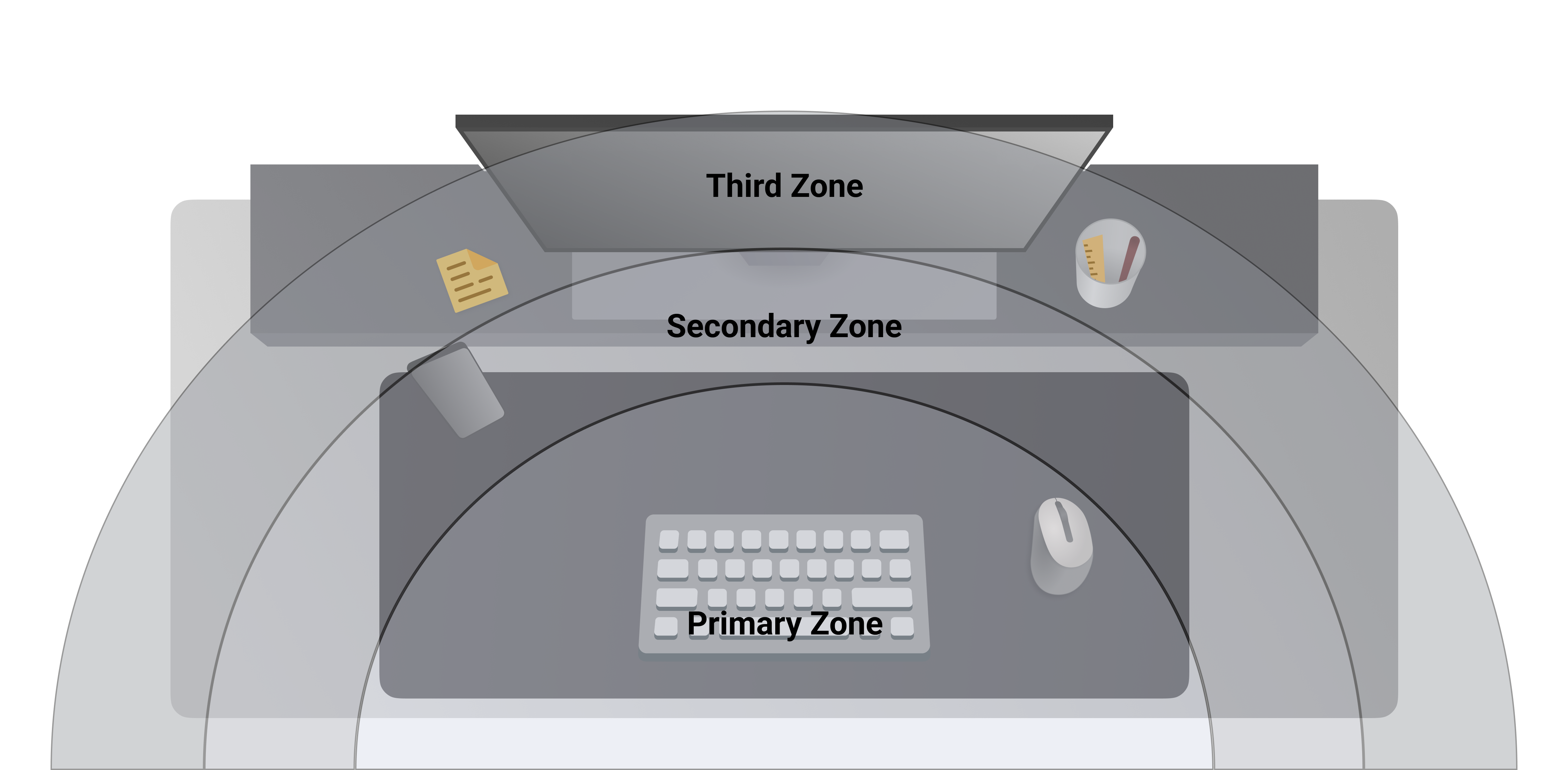 Monitor stands increase desk space by raising the monitor off the desk. Many stands also feature compartments or drawers, allowing you to organize desk items and maintain a clutter-free, polished environment.