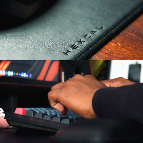 Hexcal desk mat bundle