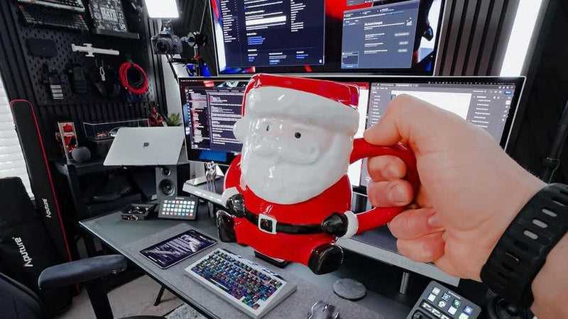 Jingle All the Way to Your Desk: 12 Practical DIY Christmas Decor Ideas - Hexcal