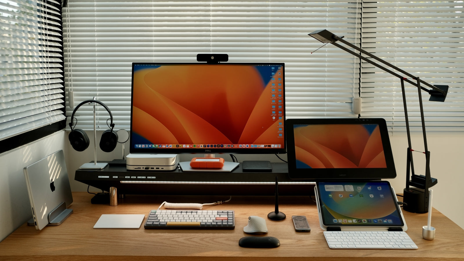 A peaceful home office for people who work from home.