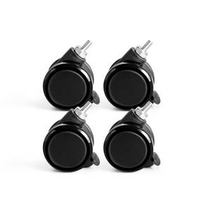 Hexcal Standing Desk Casters, set of 4 heavy-duty wheels designed for smooth mobility and easy movement.