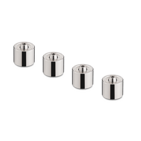 Polished stainless steel Hexcal Studio Extension Kit, designed for a sleek and modern upgrade to your setup.